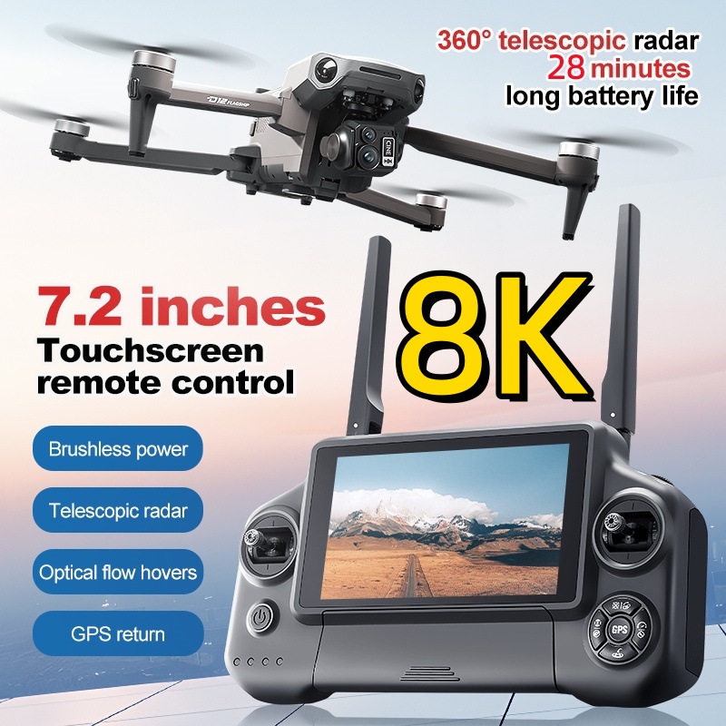 Drone Camera 4K - Dron RC con Control Remoto FPV,