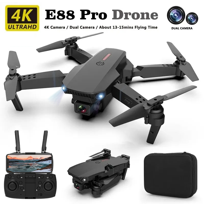 Drone Camera Lens - Dron profesional E88pro, flujo óptico 4k,