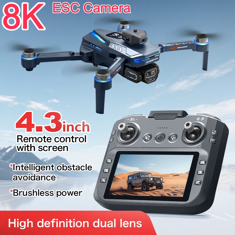 Drone Camera 4K - Dron Inteligente con Pantalla y Evitación