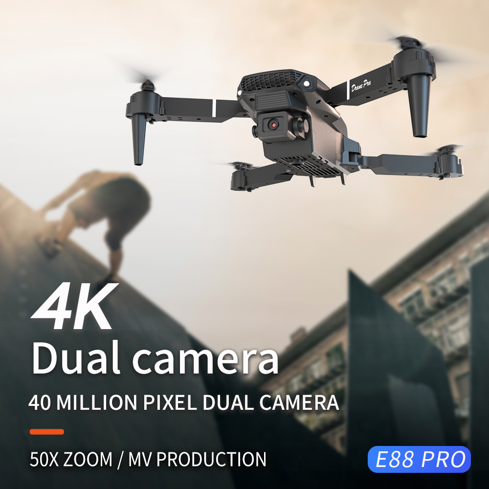 Nuevo Dron RC Profesional E88  - Drone Camera Wide Angle reseña y precio