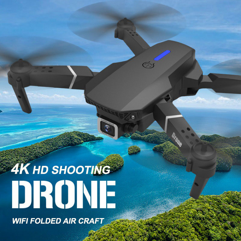 Dron profesional E88pro, flujo - Drone Camera Lens reseña y precio