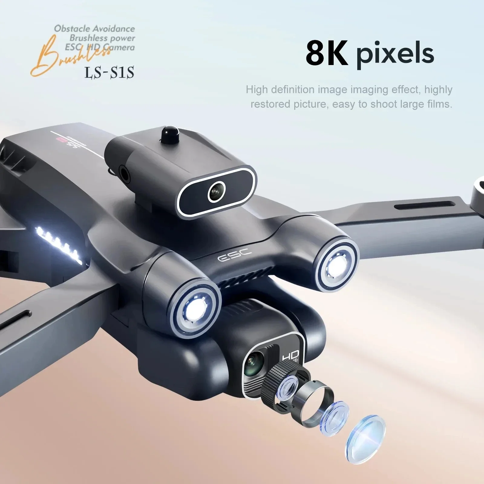 Dron con Motor sin escobillas  - Drone Camera Hd reseña y precio