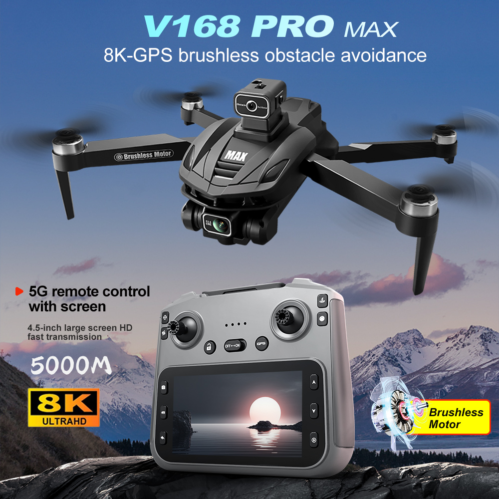 V168 PRO Max GPS Drone 8K Prof - Drone Camera Hd reseña y precio